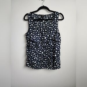 Pola Dot Sleeveless Shirt